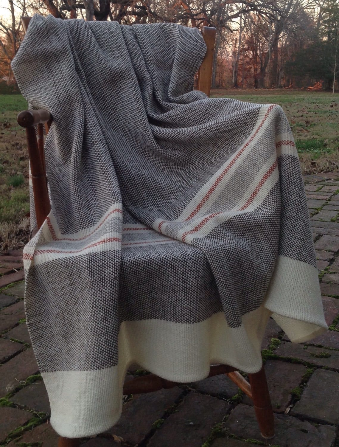 Hand Woven Merino Wool Blanket