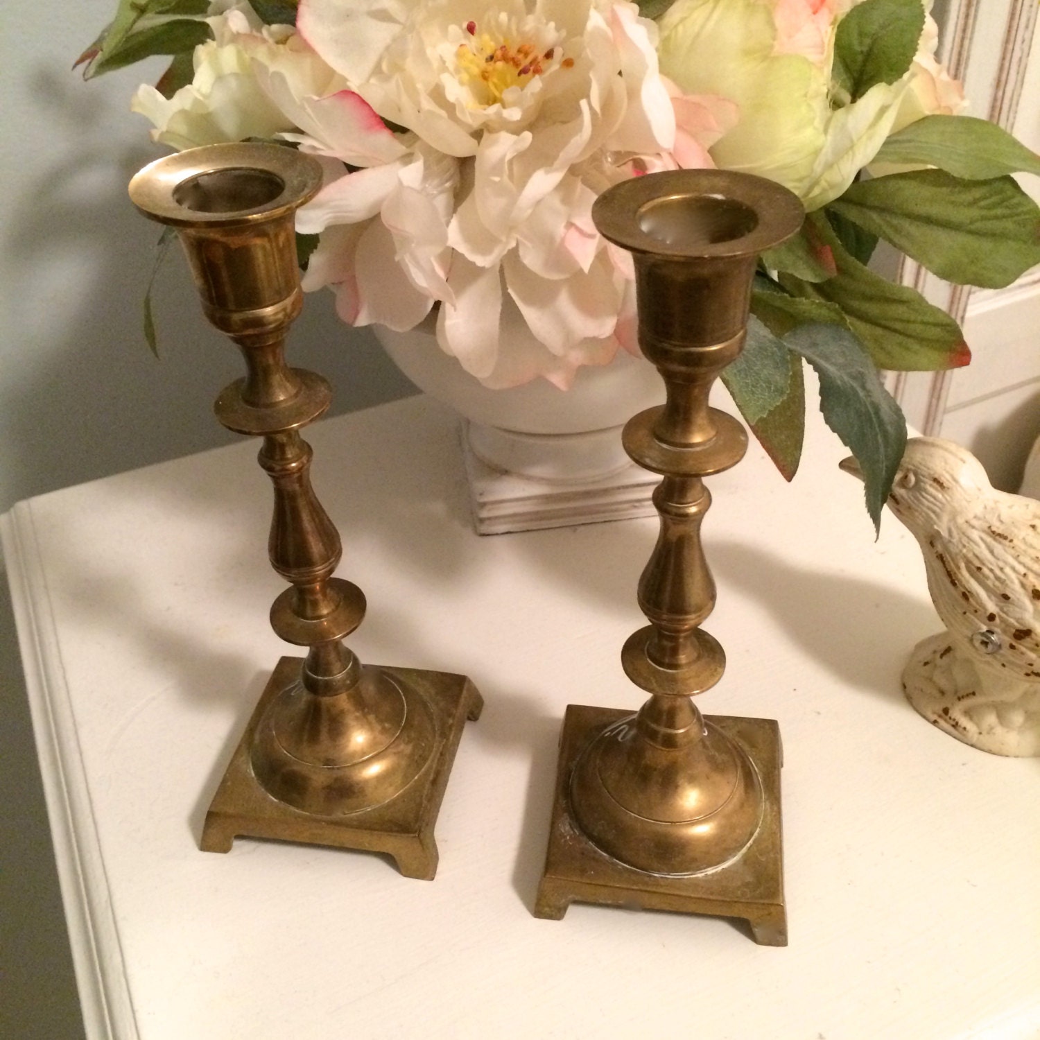 Solid Brass Candlesticks 9402