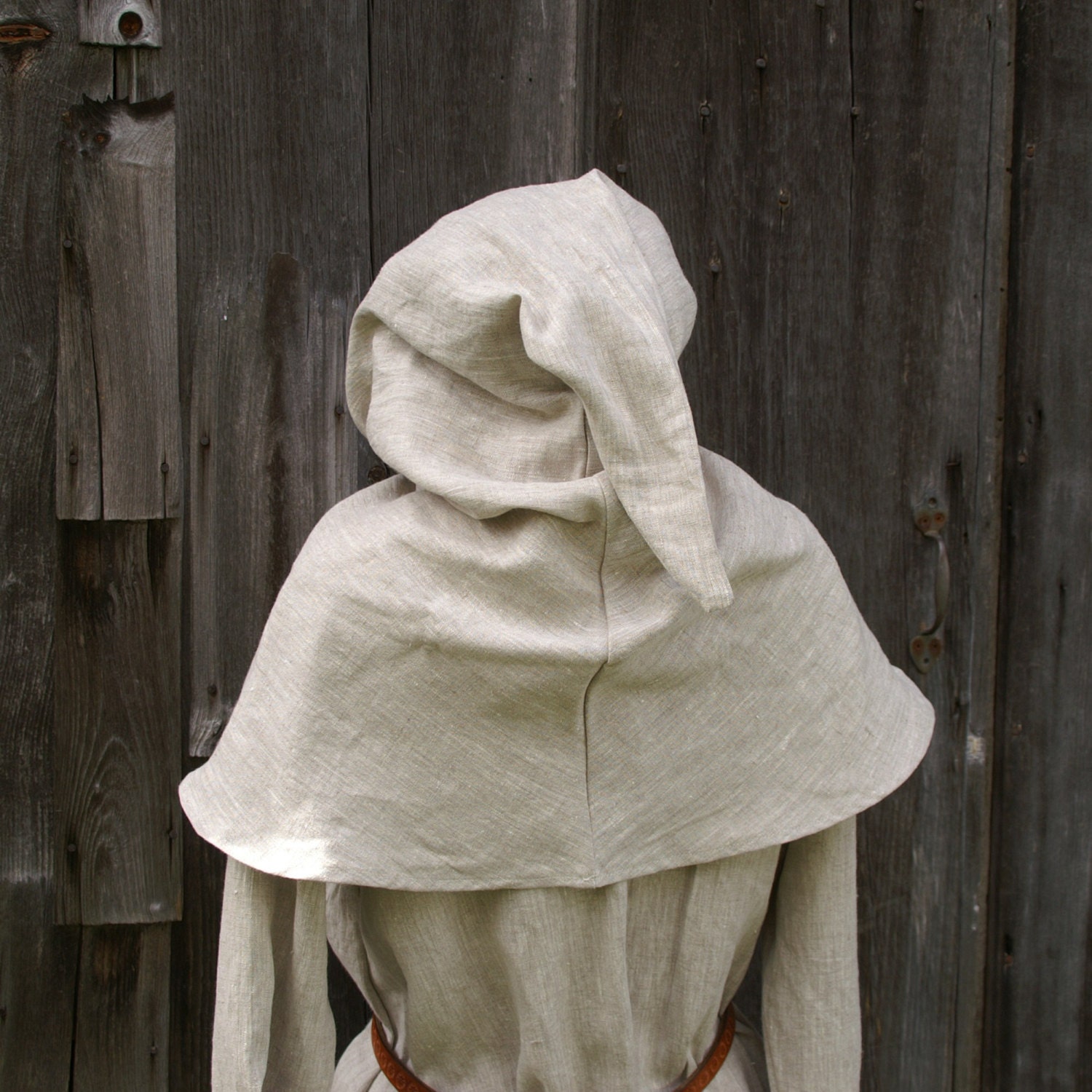 Mens medieval men at arms hooded mantle hood by Tonyaringdesigns