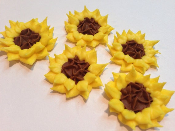 How To Make Icing Sunflowers
