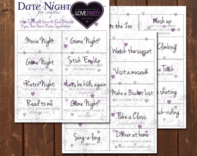 Love Package |Love Coupon | Date Night Ideas | Printable | Instant download | Valentine's day