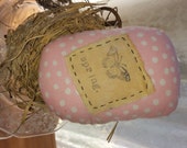 Prim Polka Dot Spring Easter Egg with Butterfly ~ OFG