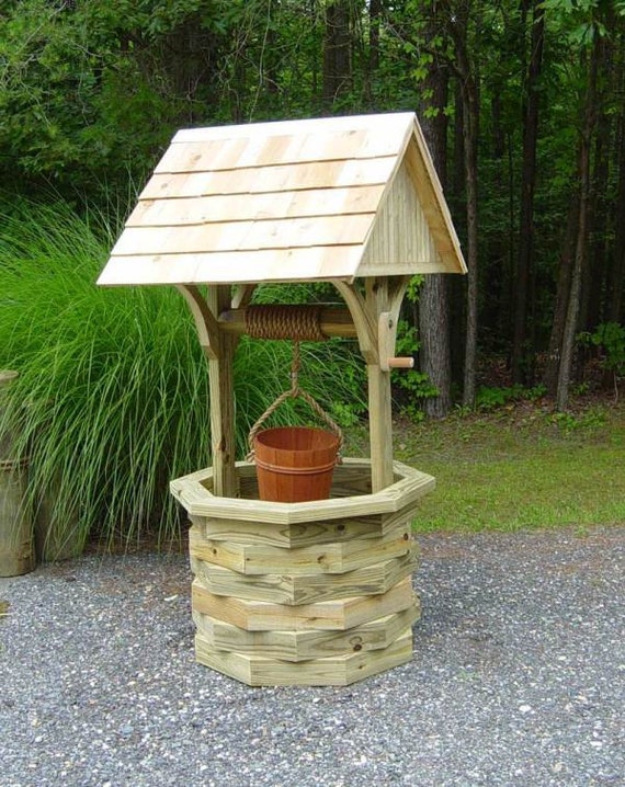 6 ft. Wishing Well Plans Illustrated with Photos by johnmarc33