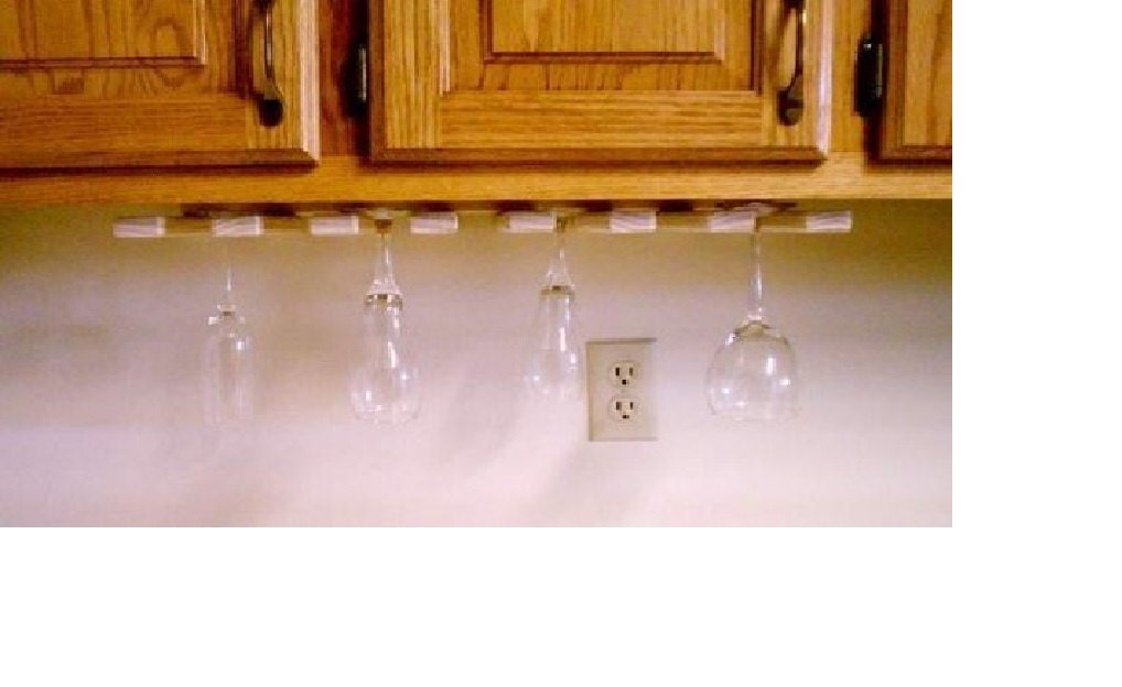 Under Wine Glass Rack Holds 15 by nys71swineglassracks