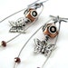 The DIVING BELL & The BUTTERFLY earrings unique earrings unusual earrings unique handmade jewelry sterling silver Jean - Dominique Bauby