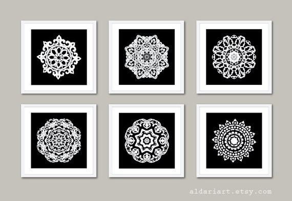 Mandala Art Prints Mandala Wall Art Mandala Art Modern