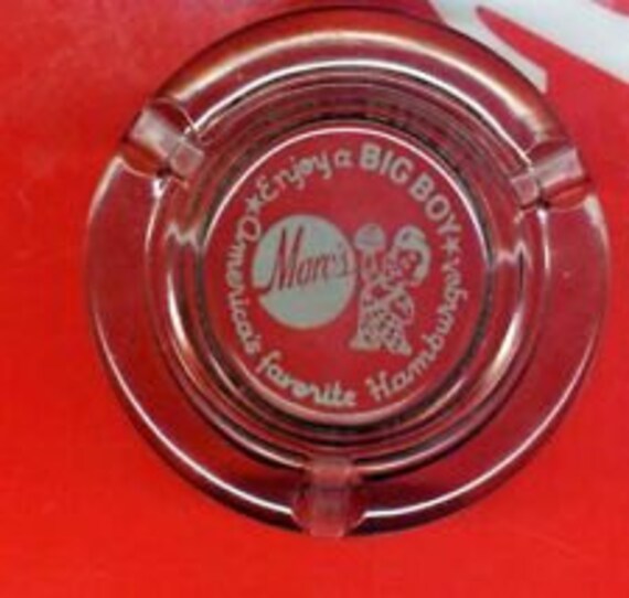 Vintage MARC's BIG BOY Restaurant Ashtray by FortMyersRecycler