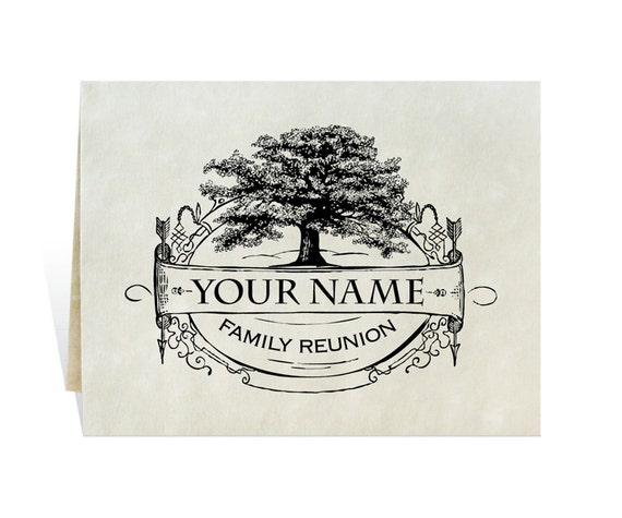  Family reunion invitation with enough space for schedule