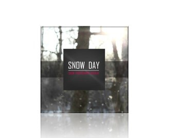 Snow Day Photography Overlay -1 Photography Overlay - png File Digital Download