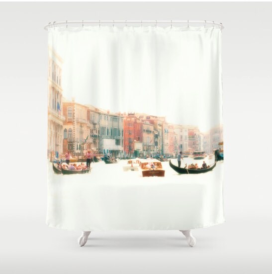 Shower Curtain Venice Italy Tuscany by LocationPhotography on Etsy