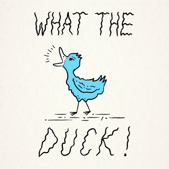WHAT THE DUCK! - Limited Edition Print - iOTA iLLUSTRATiON
