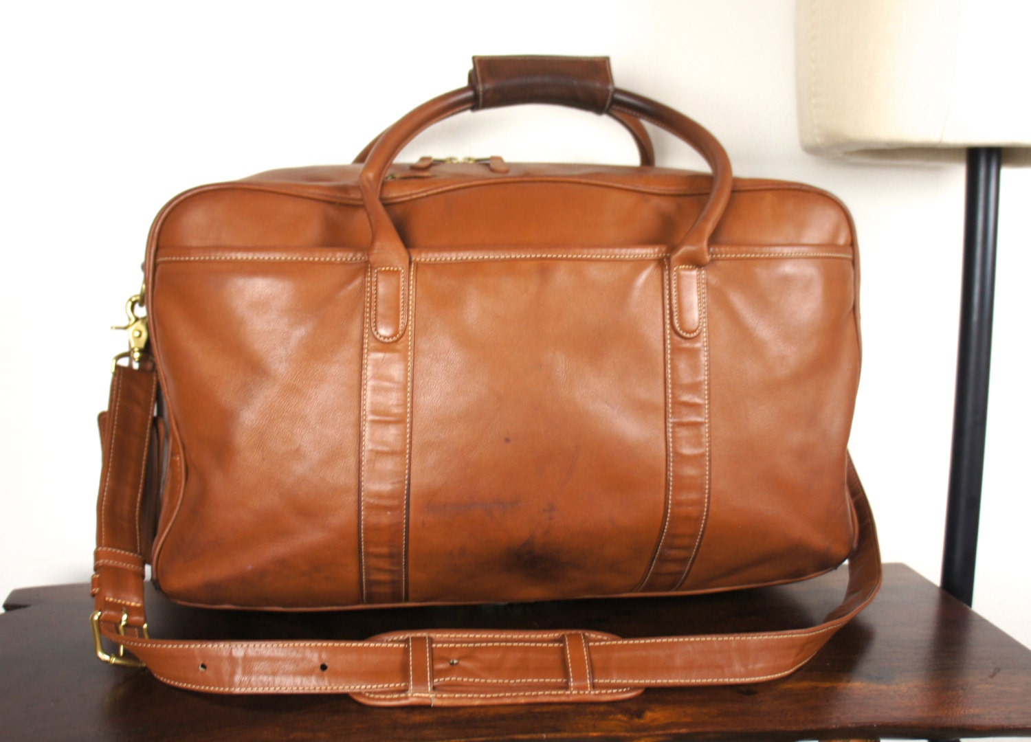 Vintage Coach Large Weekender Travel Bag by TheLionsDenStudio