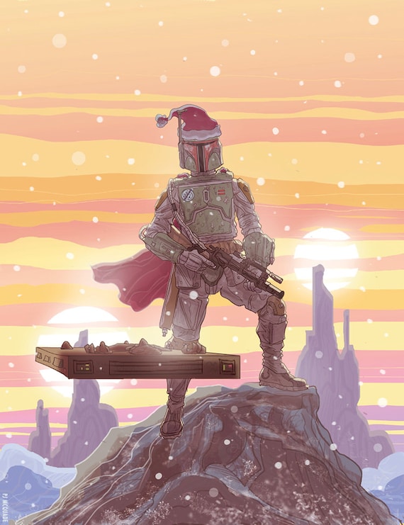 boba fett star wars christmas card boba fett star wars christmas card