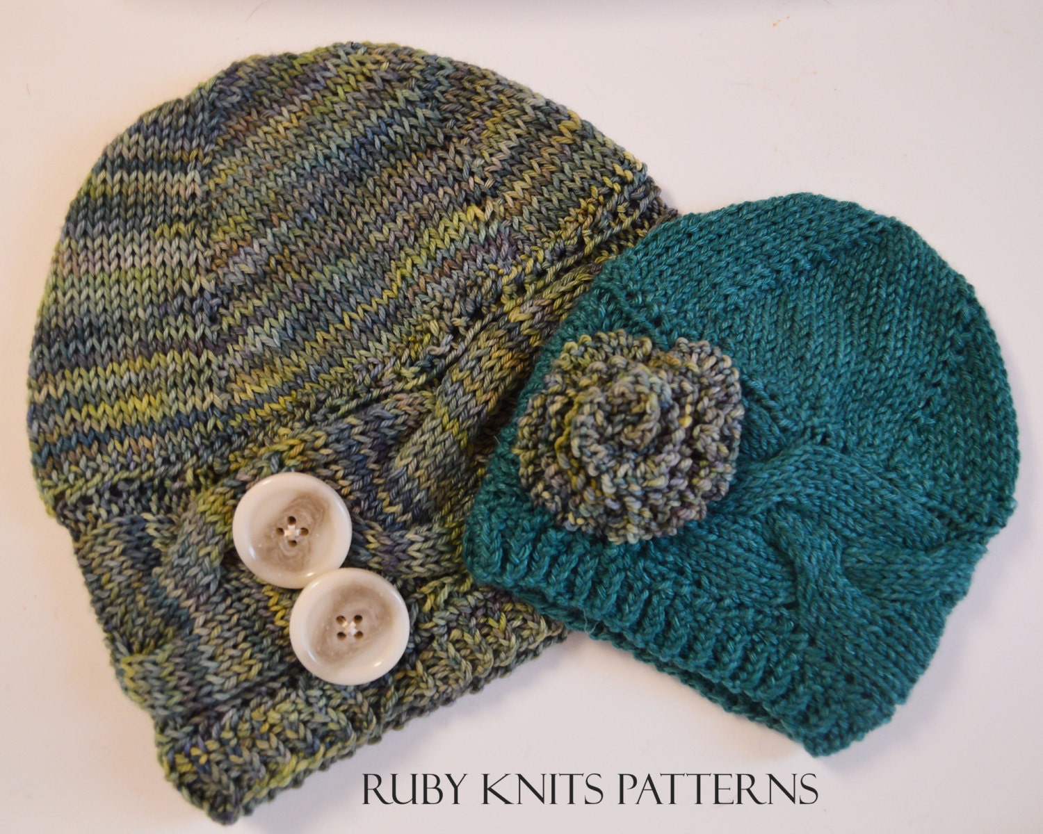Braided Brim Hat PDF Knitting Pattern by loverubyknits on Etsy