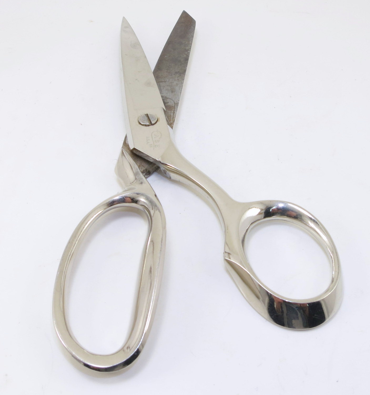 FREE SHIP Case XX Bradford Pa 408 Scissors 2 Piece Chrome