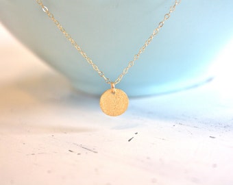 Gold Necklace Couples Necklace Gold Initial by AvaHopeDesigns