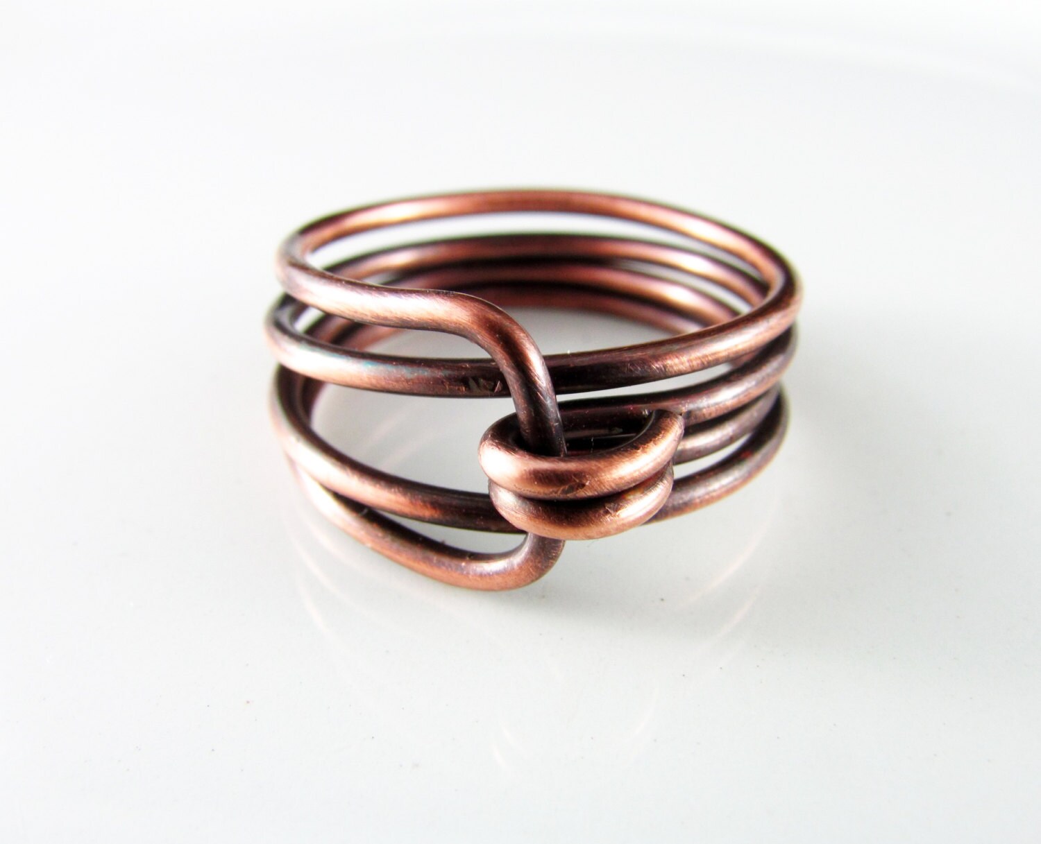 Wire Wrapped Ring Copper Wire Wrapped Jewelry Copper Wire Ring