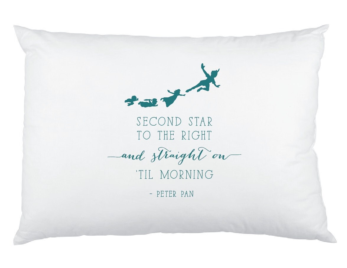 Peter Pan Quote Second Star to the Right and Straight Peter Pan Quote Second Star to the Right and Straight