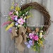 Easter Wreath, Spring Wreath, Easter Bunny Wreath, Woodland Wreath, Country Cottage, Whimsical Easter, Designer, Spring Floral