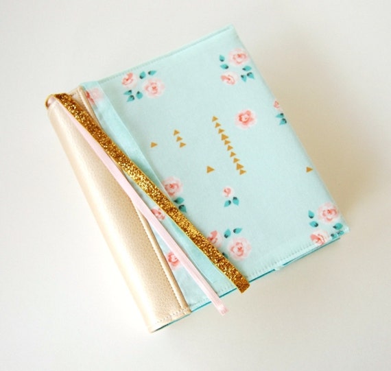 Bible Cover Book Sleeve ESV Journaling Bible by thepokeyrose