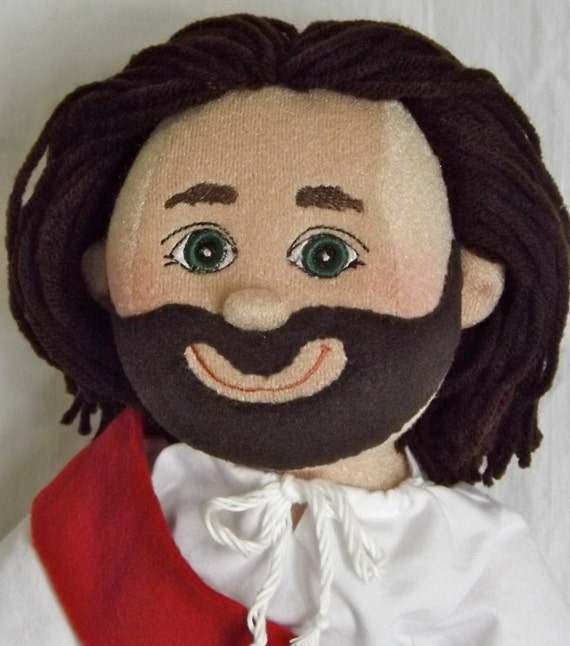 Items similar to Jesus Doll, Plush Handmade Jesus Dolls, One-of-a-Kind