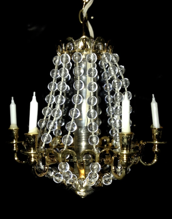 German Dollhouse miniature chandelier stunning by AsianPacificCo