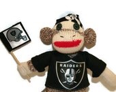 8" Sock Monkey Raider Fan 8" Sock Monkey Raider Fan