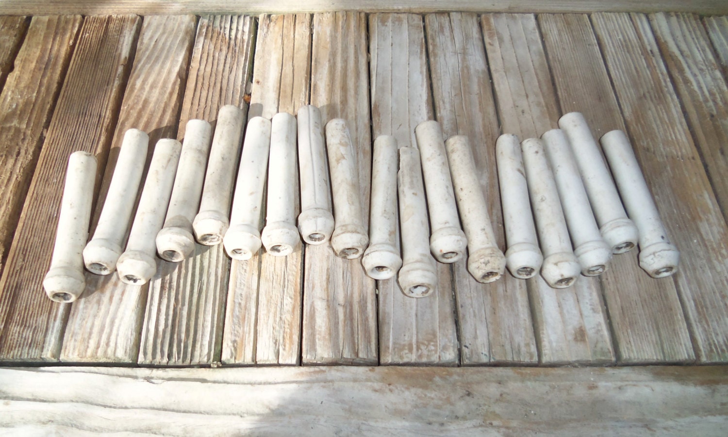 Vintage Set of Porcelain Knob and Tube Wiring by NostalgicNuance