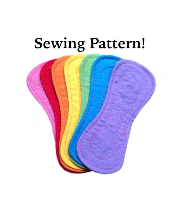 Cloth Sewing Pattern Wingless Liner INSTANT by HappyMoonPads