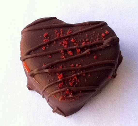 Red Velvet flavored Artisan Caramel topped shortbread 1/2 lb