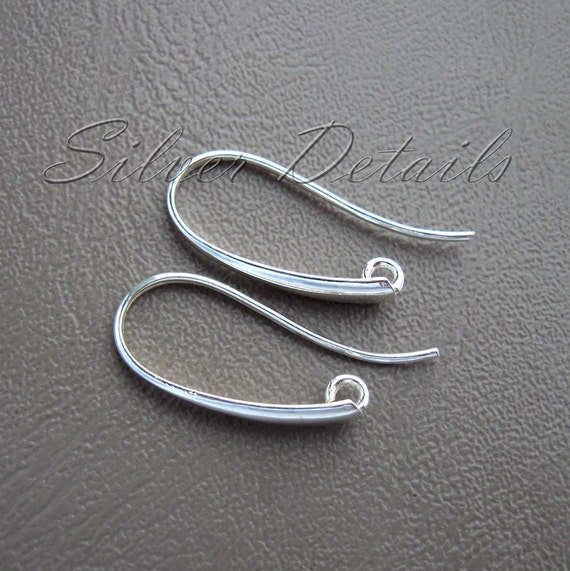Elegant Sterling Silver French Wire Earring Hooks by SilverDetails