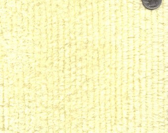 56" Wide Cotton Chenille Maize Yellow By the Yard