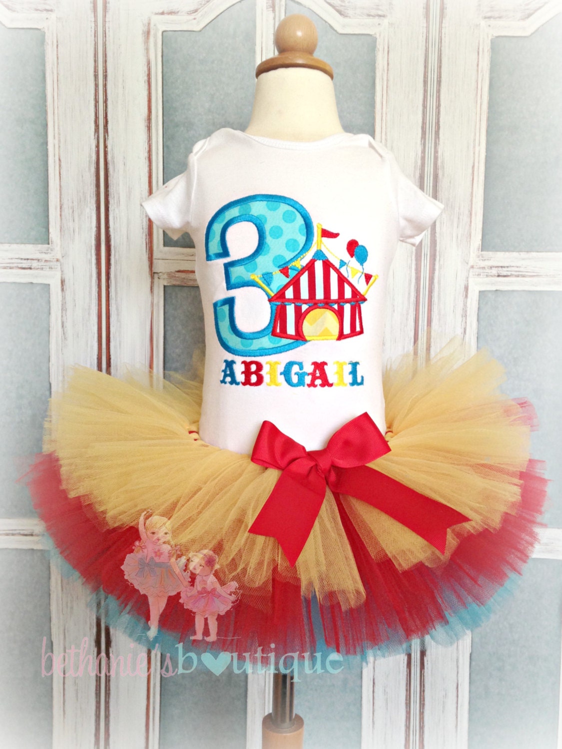 Birthday Circus Tent Tutu Set Birthday Party outfit Carnival
