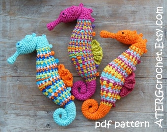 Crochet pattern SEAHORSE by ATERGcrochet