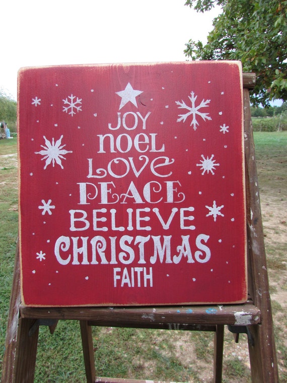 Christmas sign christmas decor inspirational words of