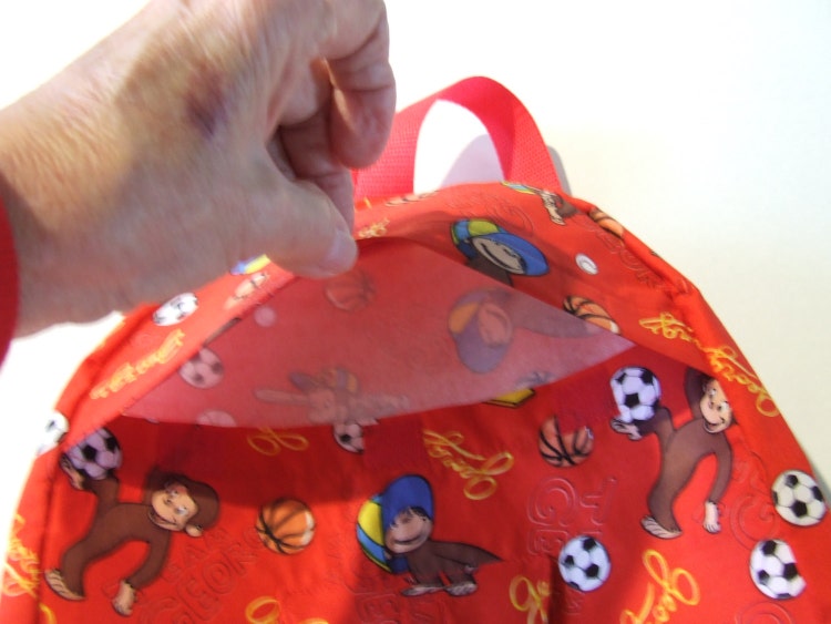 curious george plush backpack