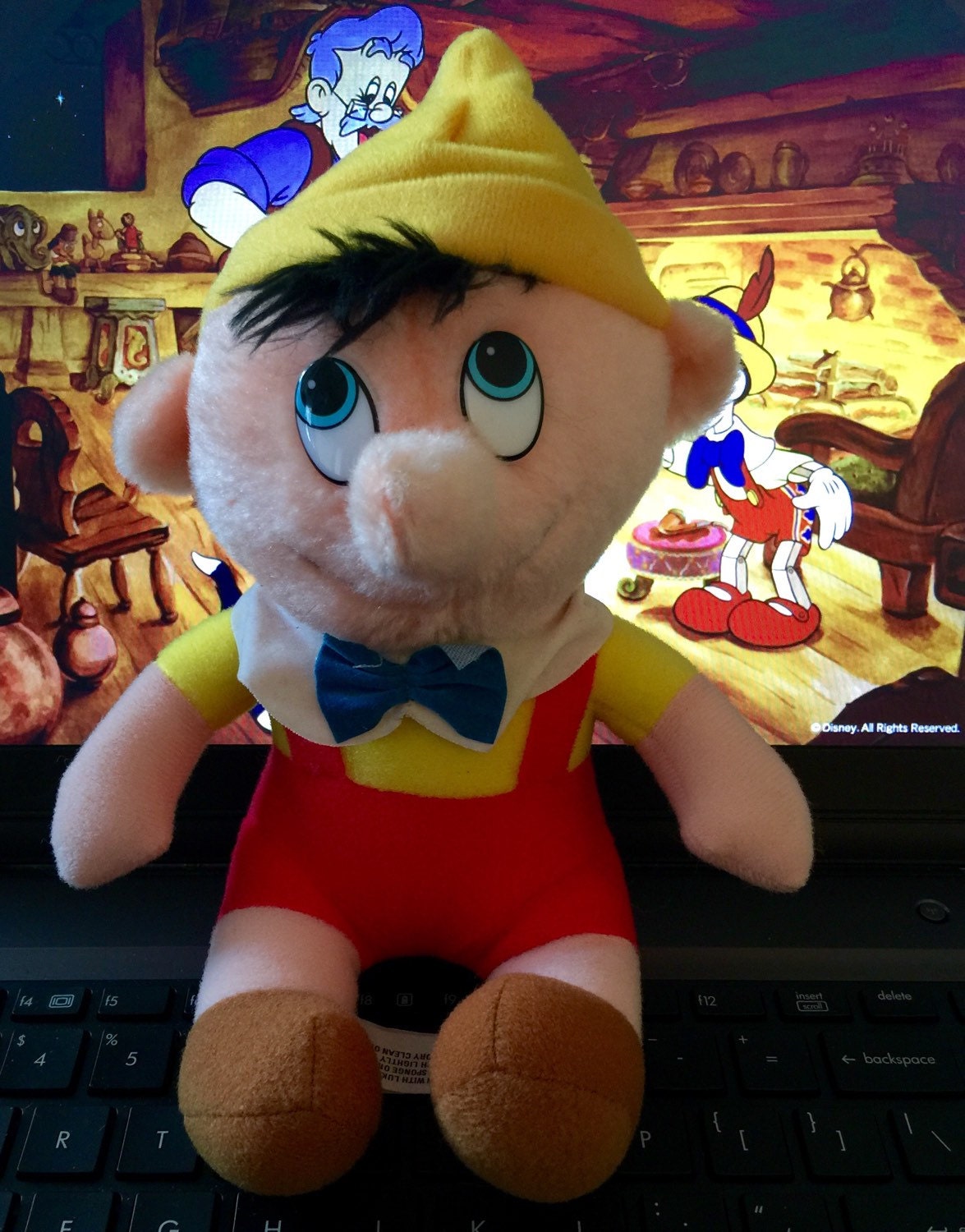 pinocchio stuffed toy