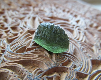 Moldavite Raw Natural Crystal 1.8 grams #10003