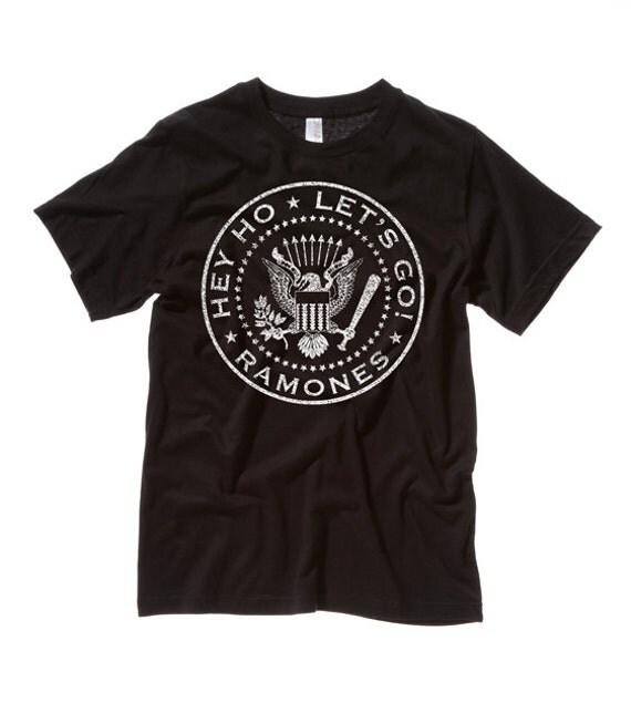 Items similar to Hey Ho Let's Go! Ramones Graphic Tshirt, Super Soft ...