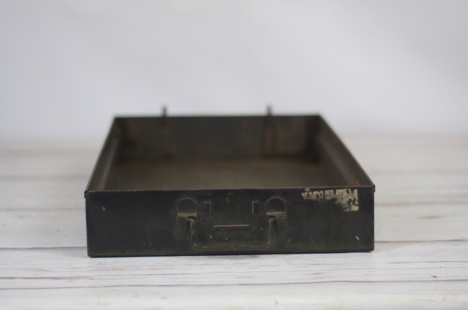 Vintage Metal Box Vintage Metal Drawer Haute Juice