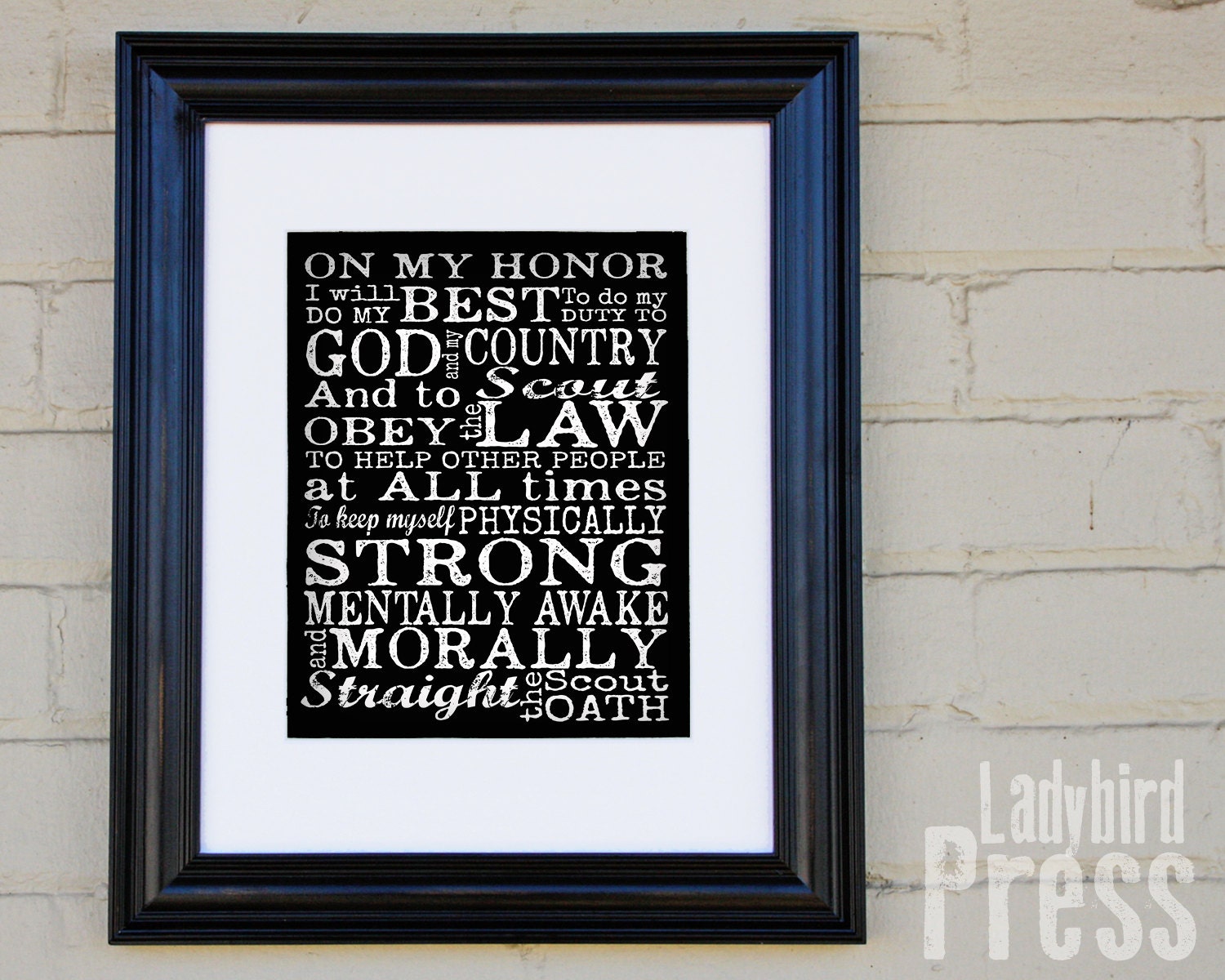 Printable Scout Oath Court of Honor Scout Oath Sign