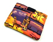 Hand Crafted Tablet Case from Giraffe Fabric/Case for:iPad,Kindle Fire HDX,Samsung Galaxy Tab, Google Nexus, iPad Air, Nook HD