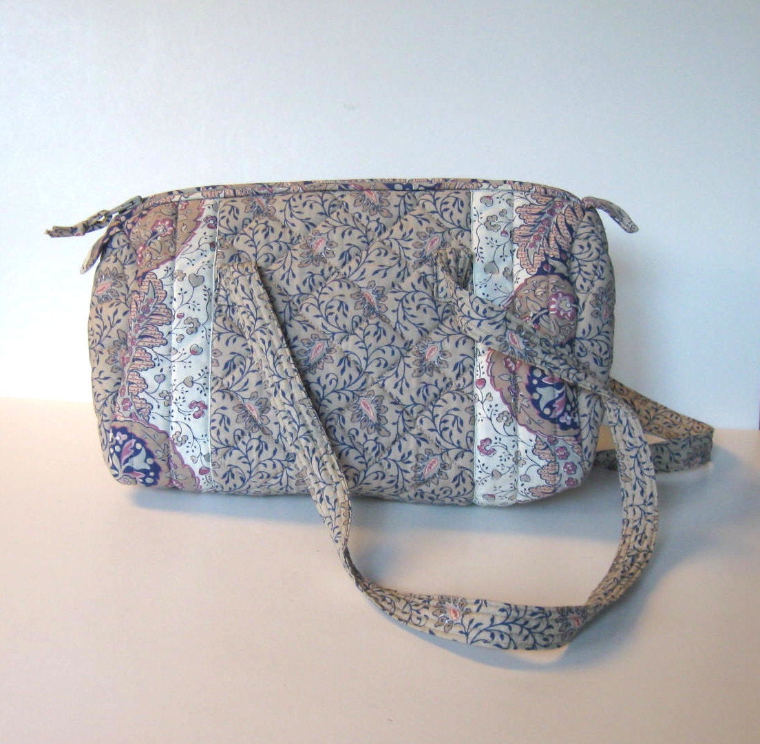 Vintage Les Olivades Quilted Print Purse, Anne Marie, Paisley, Pierre ...