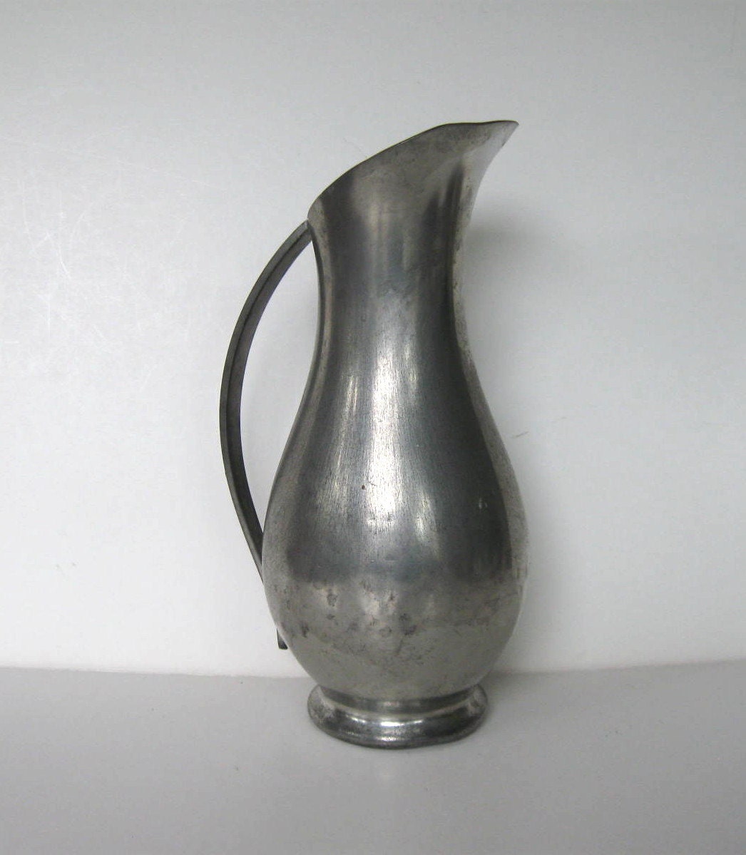 Vintage Royal Holland Pewter Pitcher, Serving, Home Decor, shabby chic