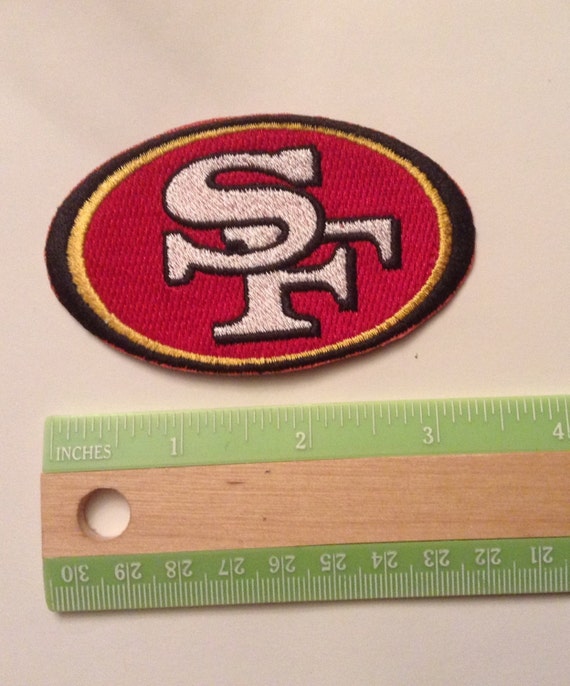 San Francisco 49ers embroidered iron on patch new by tiptophats