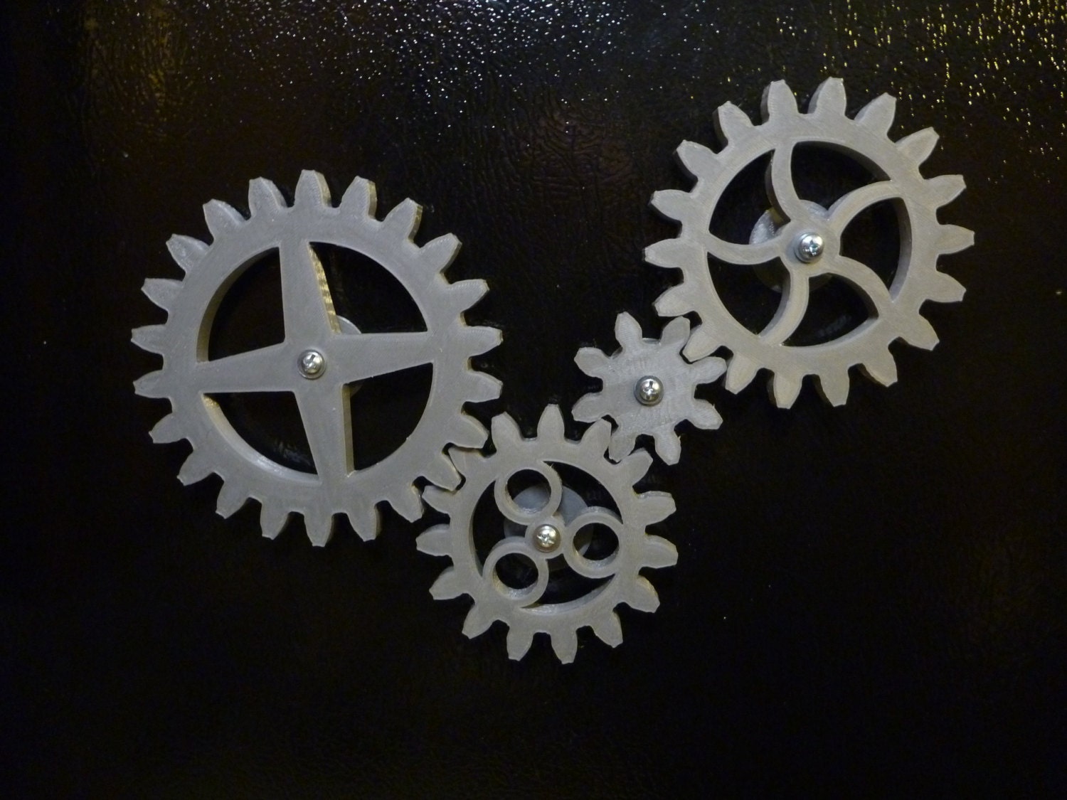 Fridge Rotating Gears Refrigerator by RickRoemerLighting