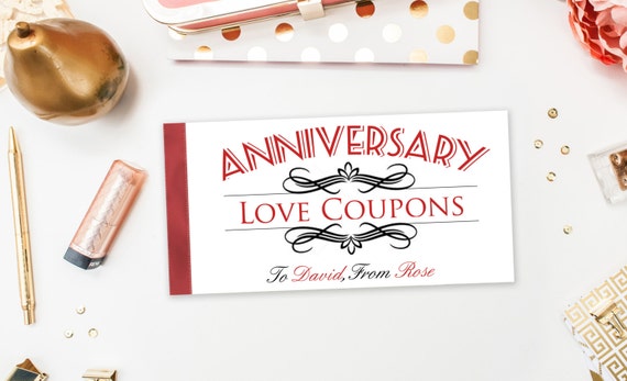 Funny Naughty Anniversary Coupons