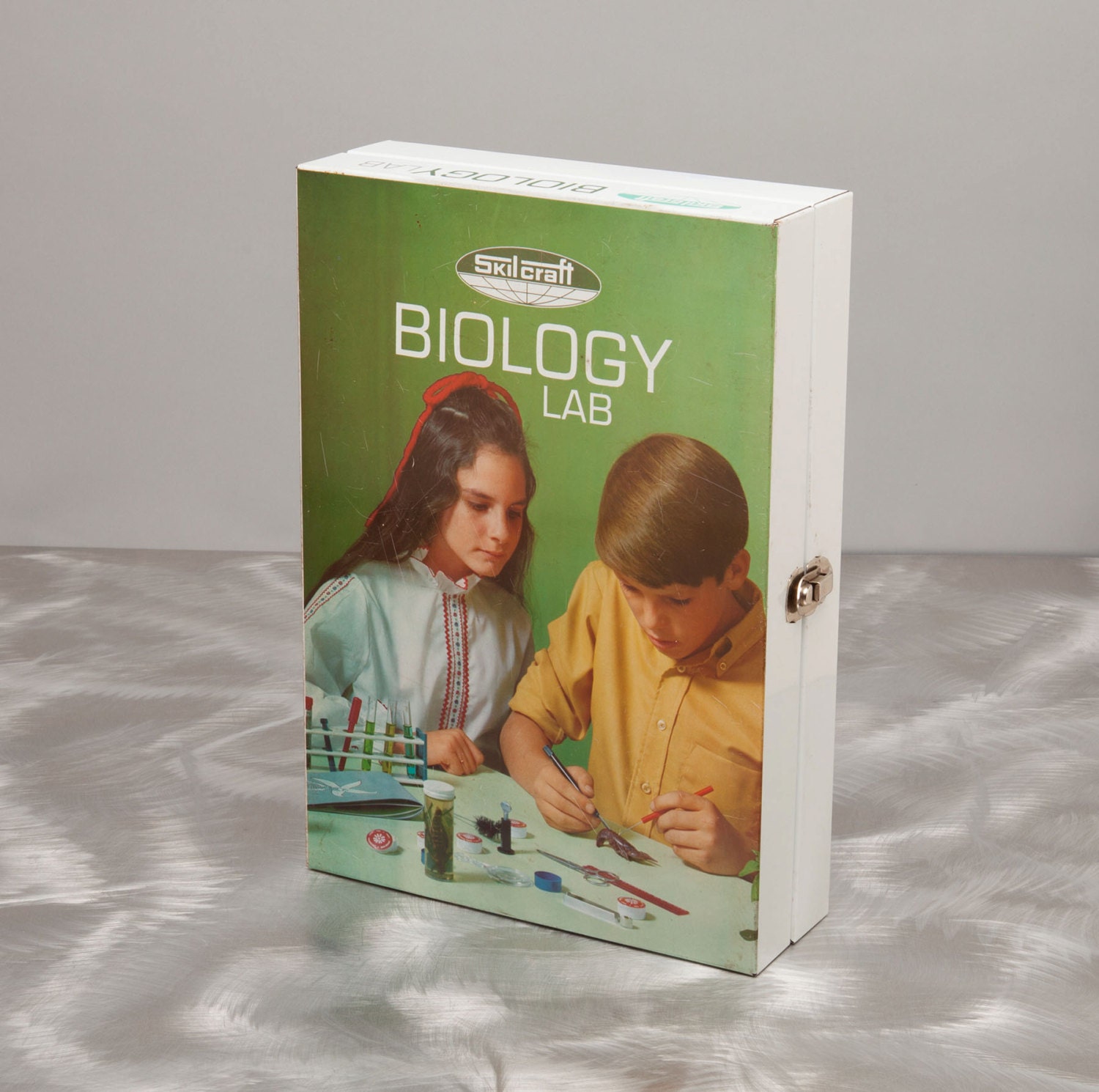 BIOLOGY LAB Vintage 1970’s Box from Science Set Cool for a Gift Box! Haute Juice