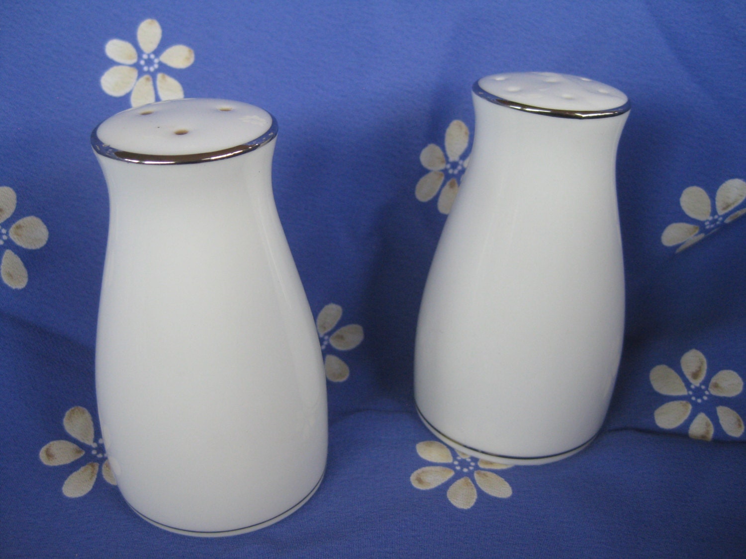 1960s Noritake Wedding Fremont China Salt Pepper Shakers Near Mint