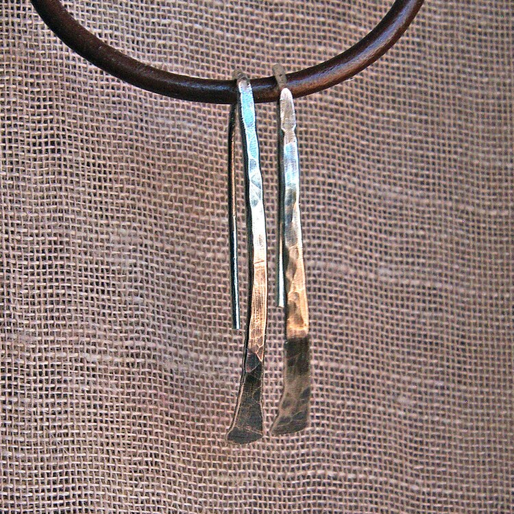 Silver Threader Earrings Modern Threader by mymusejewelry on Etsy